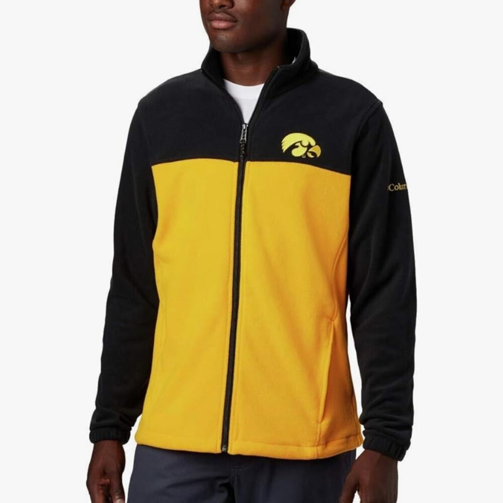 Columbia‎ Men's CLG Flanker Iii Fleece Jacket Iowa Hawkeyes NWT Size M